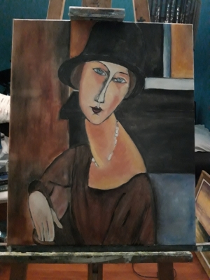 Jeanne Hebuterne - Amedeo Modigliani - Lucien Peintre