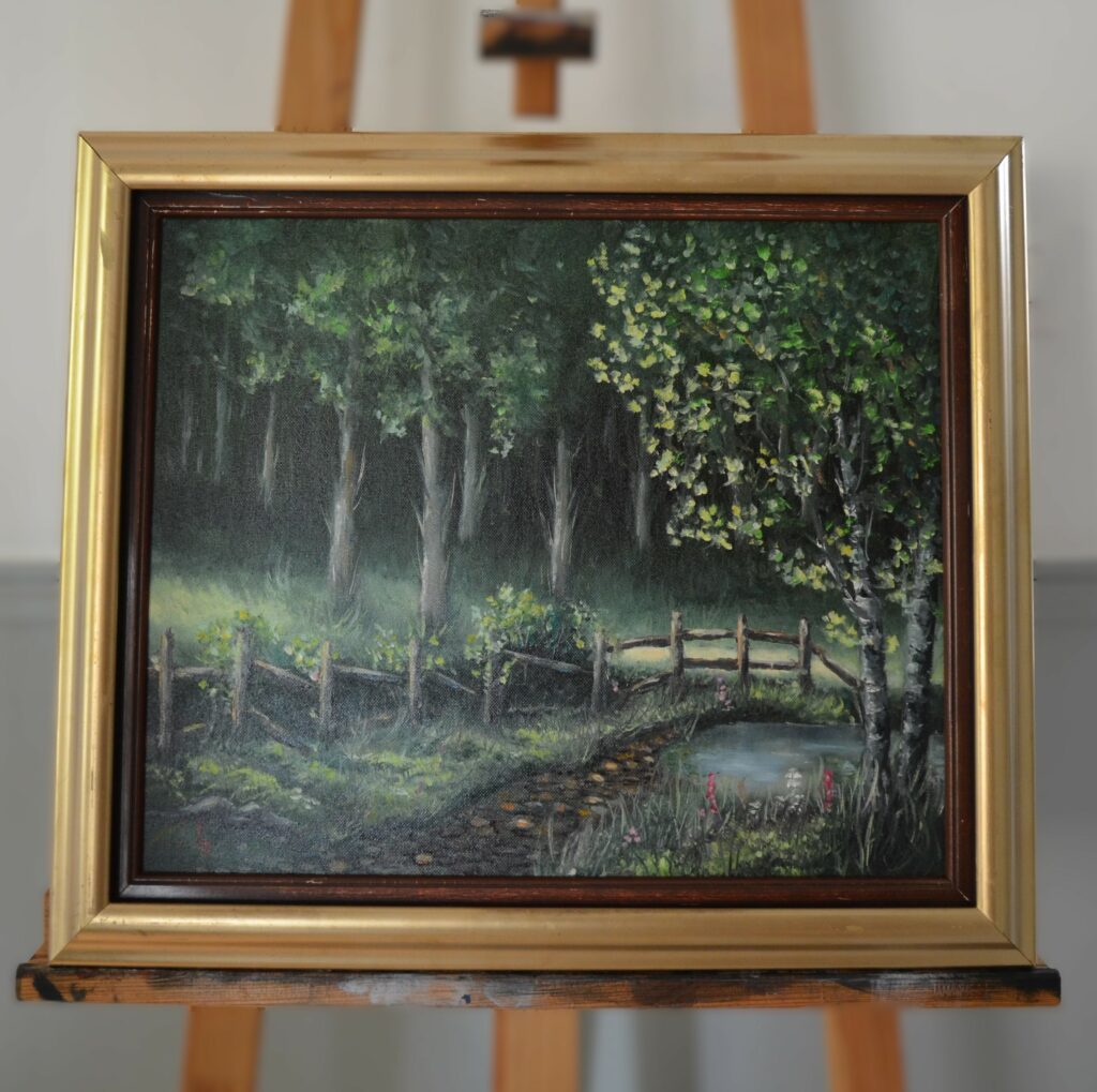 lucien-peintre-chemin-bois