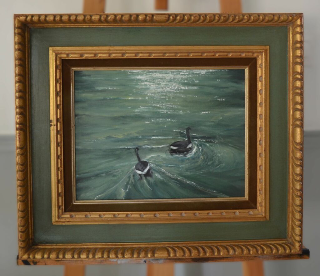 lucien-peintre-cygnes-lac-enghien