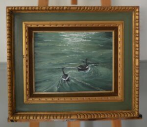 lucien-peintre-cygnes-lac-enghien